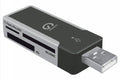 Memory Card Reader Shintaro External Mini Multi USB 2.0 Silver/Grey