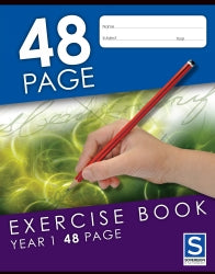 Exercise Book Sovereign 225X175Mm Year 1 Ruled 48Pg