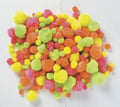 Pom Poms Neon Cols Pk50