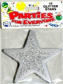 Glitter Stars Alpen 4 Inch  Silver P12